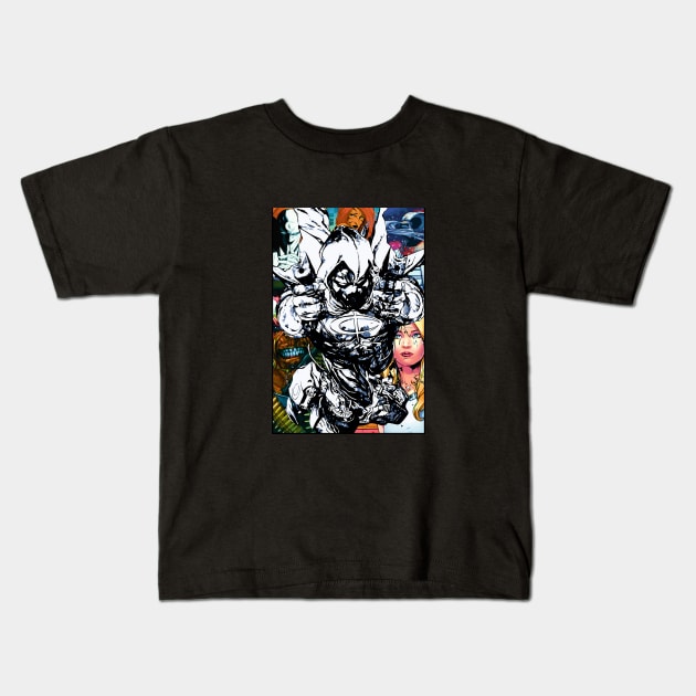 Moon Knight comics Kids T-Shirt by IamValkyrie